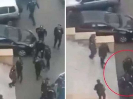 Bakıda polisin öldürdüyü qadının görüntüləri - VİDEO