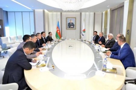 SOCAR-da “Özbəkneftegaz”' rəhbərliyi ilə görüş keçirildi - FOTO