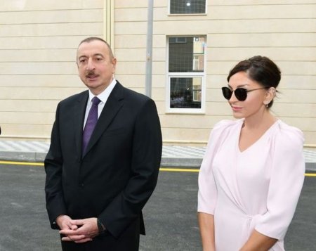 İlham Əliyev və Mehriban Əliyeva Bakıda açılışında