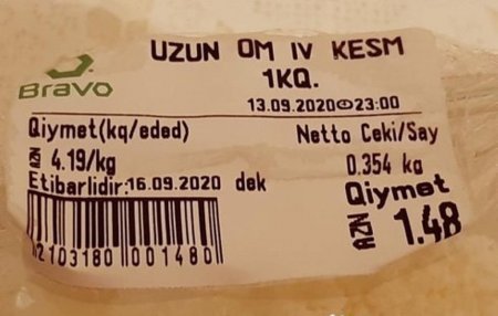 "Bravo"dan alınan kəsmiyin içindən həşərat çıxdı - FOTO