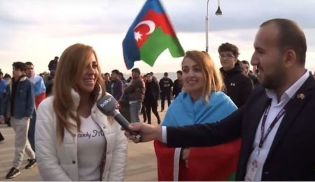 Qələbə gününün ilk şəfəqlərində Şəhidlər xiyabanı... - VİDEO