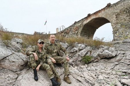 İlham Əliyev və Mehriban Əliyeva Füzuli, Cəbrayıl və Xudafərində - FOTOLAR