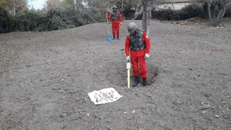 ANAMA cəbhə boyu keçirdiyi əməliyyat zamanı 178 ədəd hərbi sursat aşkarlayıb - FOTO