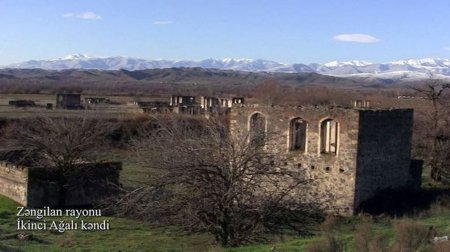 Zəngilanın işğaldan azad edilən daha bir kəndindən görüntülər - VİDEO