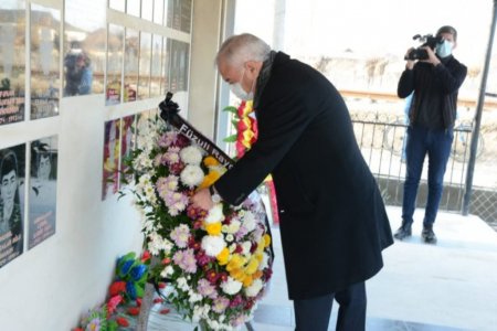 Füzuli rayonunun Böyük Bəhmənli kəndində şəhidlərin xatirəsinə 