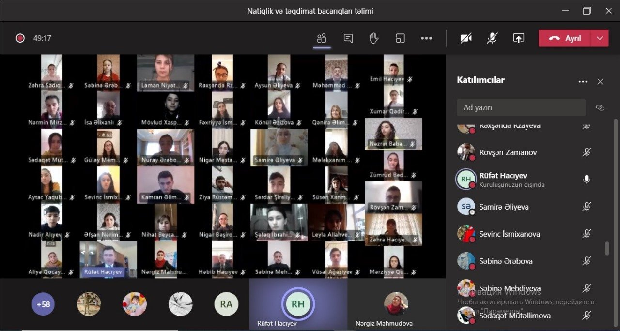QUBA MƏKTƏBİILƏRİNİN NAİIQLİK FORUMU KEÇİRİLİB