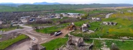 Laçına yeni yol çəkilir – VİDEO