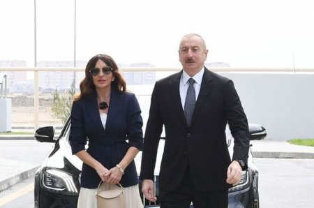 Prezident İlham Əliyev və Birinci vitse-prezident Mehriban Əliyeva Şamaxı rayonunda səfərdə olublar