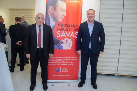 AY Partiya Başqanının kitabı təqdim olundu - FOTOLAR