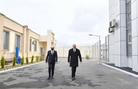 İlham Əliyev yeni inşa edilmiş müasir penitensiar müəssisələrdə yaradılan şəraitlə tanış oldu - FOTO - VİDEO