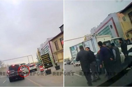 Abşeronda zəncirvari qəzanın görüntüləri - ANBAAN VİDEO