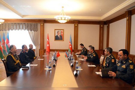 Zakir Həsənov Türkiyə ordusunun kəşfiyyat rəisi ilə görüşdü - FOTO