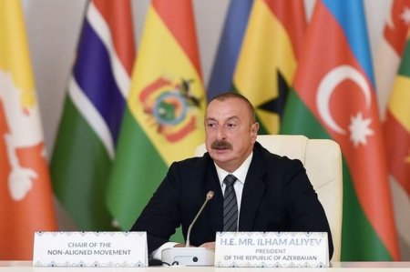 İlham Əliyev: “Qoşulmama Hərəkatındakı dostlarımız Azərbaycana qarşı təxribatların qarşısını aldılar”