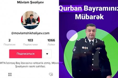 Həbsdə olan general “Tik-Tok” açdı – VİDEO