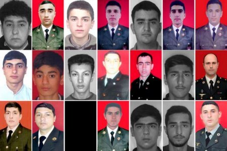 Düşmən təxribatı nəticəsində şəhid olan daha 21 hərbi qulluqçumuz - VİDEO