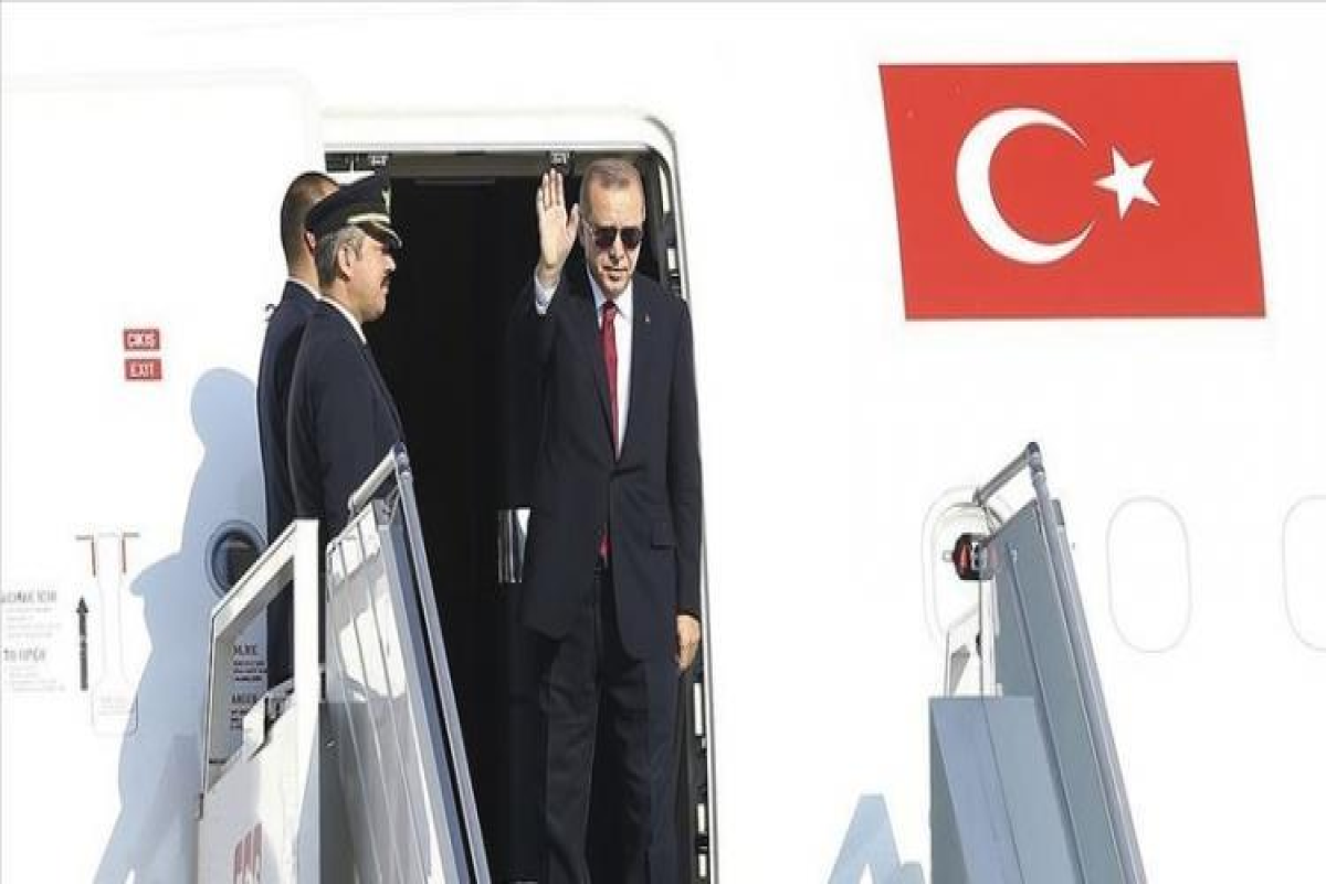 Türkiyə Prezidenti Azərbaycana səfərə yola düşüb