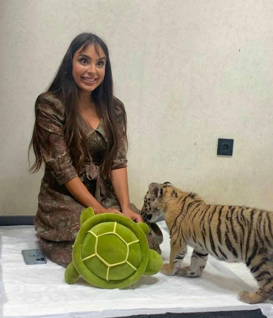 Leyla Əliyeva Bakı Zooloji Parkında olub - FOTO