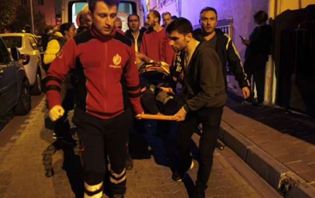 İstanbulda binada partlayış - Yaralılar var
