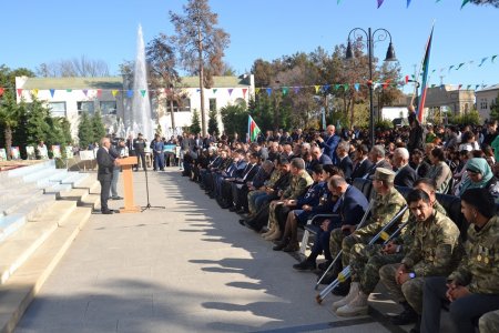 Zərdabda Zəfər Gününə həsr olunmuş tədbir keçirilib - Fotolar