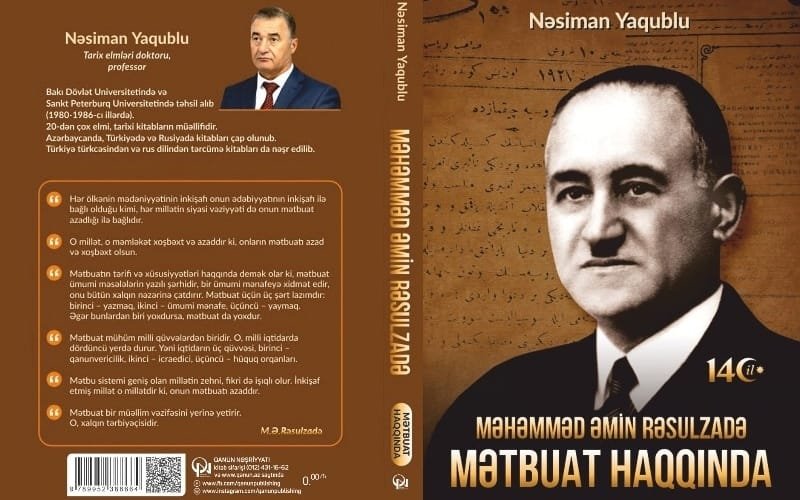 RƏSULZADƏ YUBİLEYİNƏ TÖHFƏ