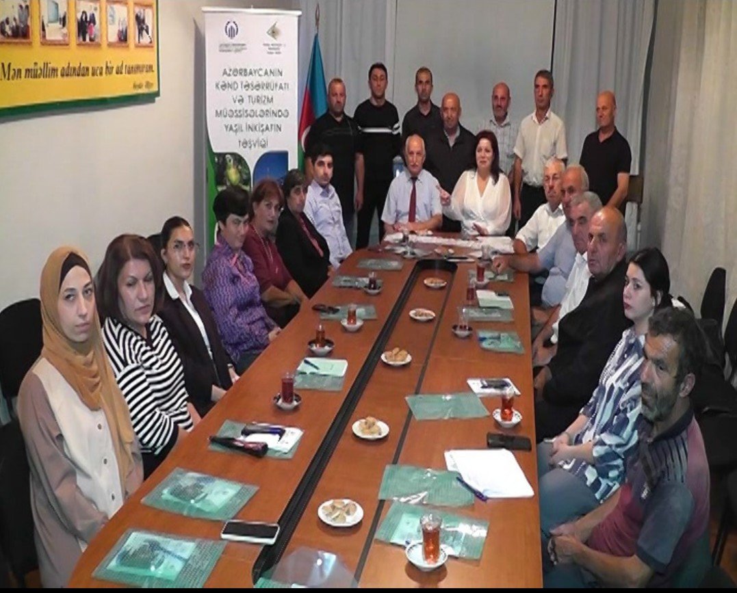 “Azərbaycanın kənd təsərrüfatı və turizm müəssisələrində yaşıl inkişafın təşviqi” layihəsi uğurla davam edir