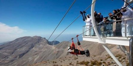 Dünyanın ən sərt yoxuşlu kanat yolu açıldı