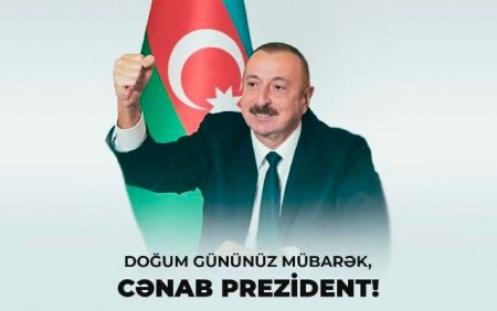 PREZİDENT İLHAM ƏLİYEVİN DOĞUM GÜNÜDÜR.