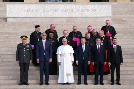 Ərdoğan Roma Papasını qəbul etdi